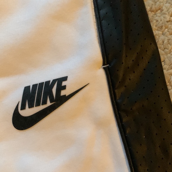 Nike NSW nocta fleece tech white jogger pants pleather 749128 Nikelab - Picture 3 of 9